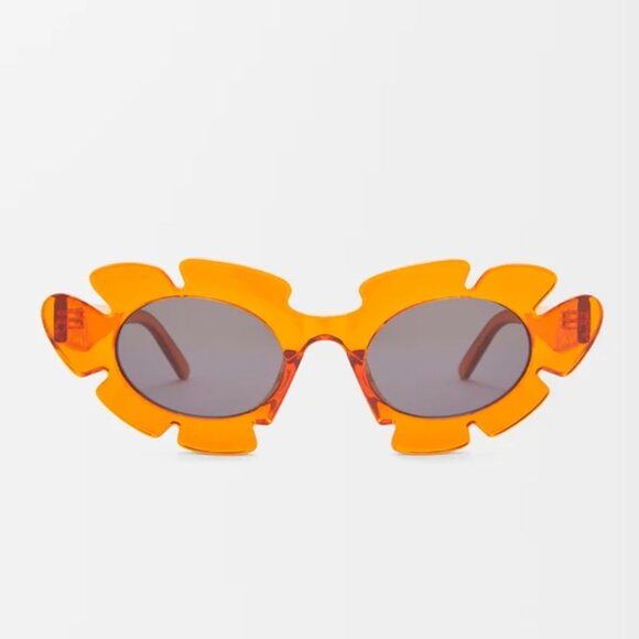 New! Loewe Sunglasses LW40088U 42A Orange Sunnies - Picture 1 of 9